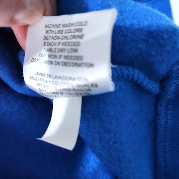 Nascar Tony Stewart #14 Men’s Pull Over Fleece Hoodie Blue New Size Large - Picture 8 of 10